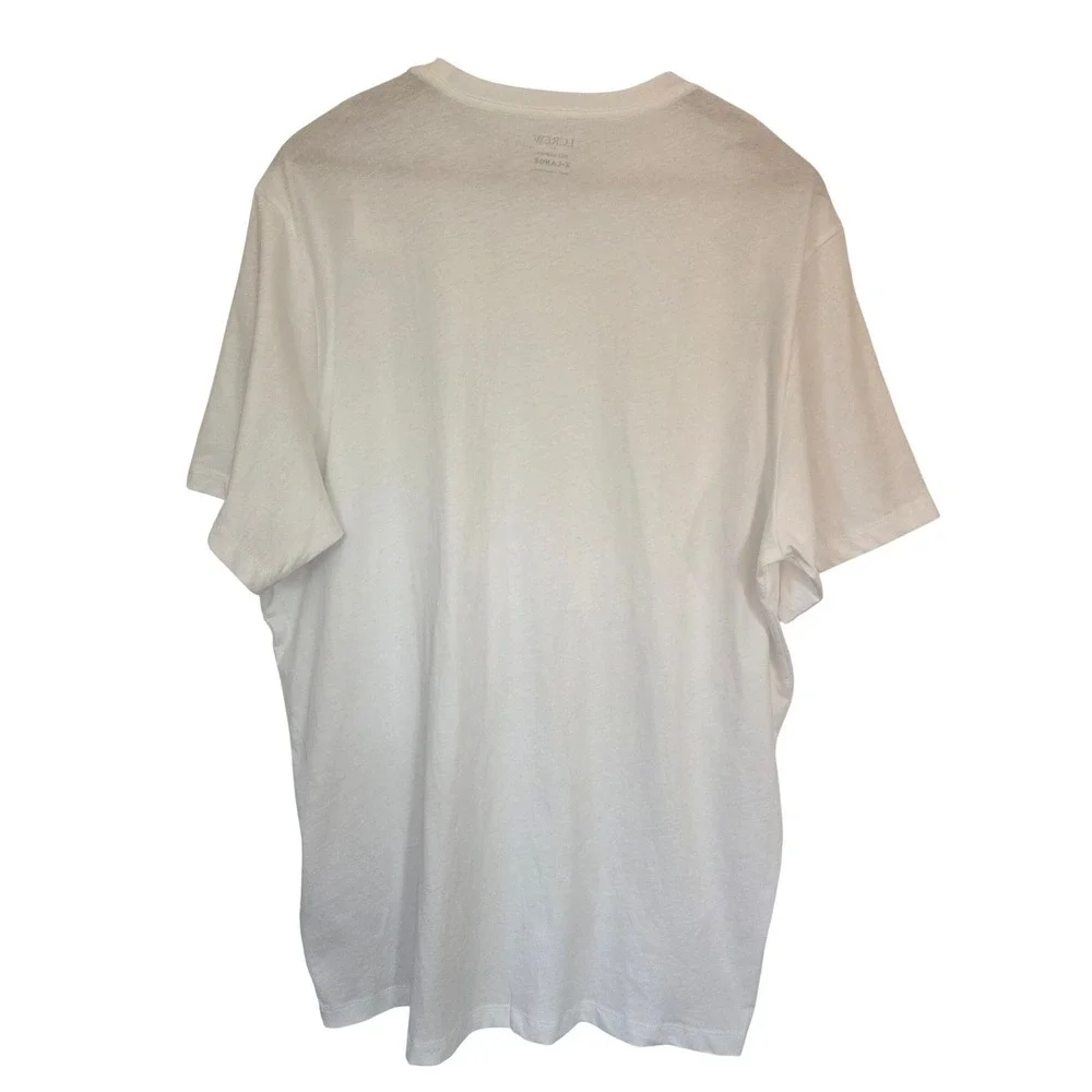 J.‎ Crew Factory Tall Washed Jersey T-Shirt Mens X-Large Tall White NWT A0325